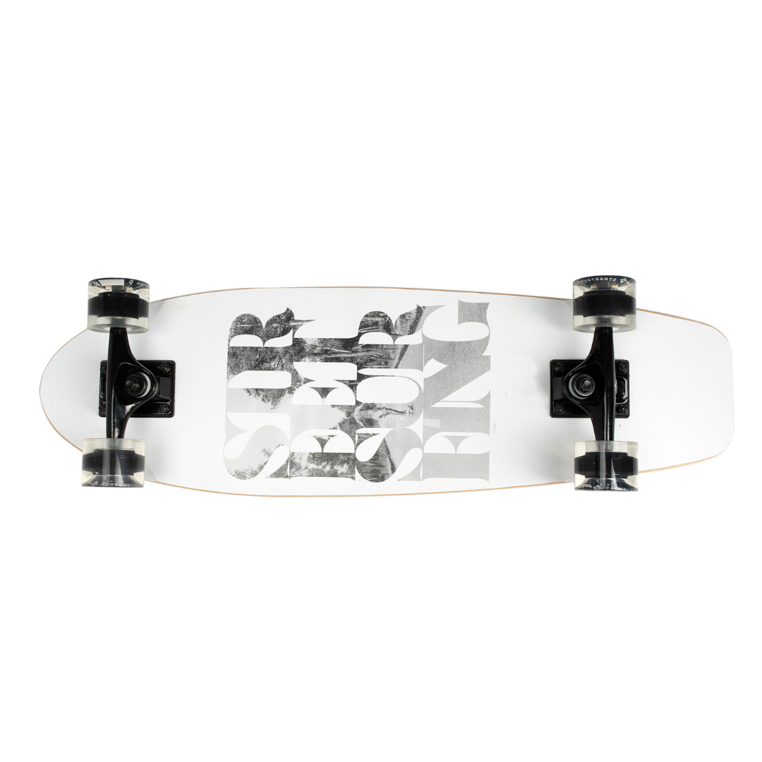 StreetSurfing Cruiser Kicktail 28 White Soul 2
