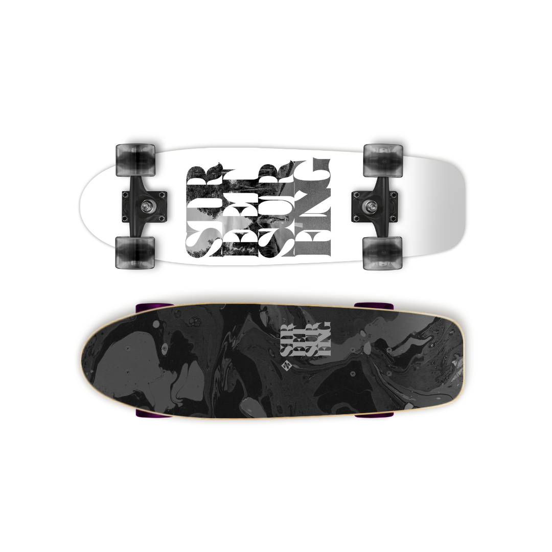 StreetSurfing Cruiser Kicktail 28 White Soul 5